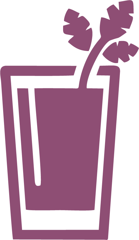 Decorative cocktail illustration